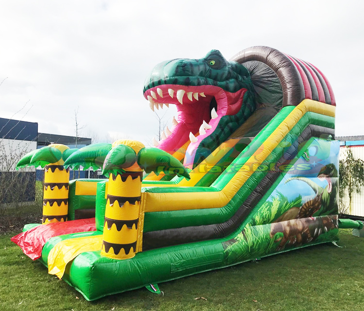 Customized toboggan gonflable dinosaure bounce house commercial combo dinosaur inflatable slide for 