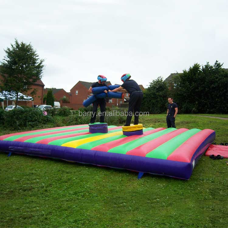 Inflatable outdoor sport games,inflatable gladiator fighting mat for sale China factory