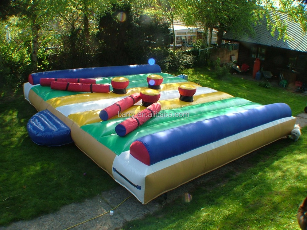 Inflatable outdoor sport games,inflatable gladiator fighting mat for sale China factory