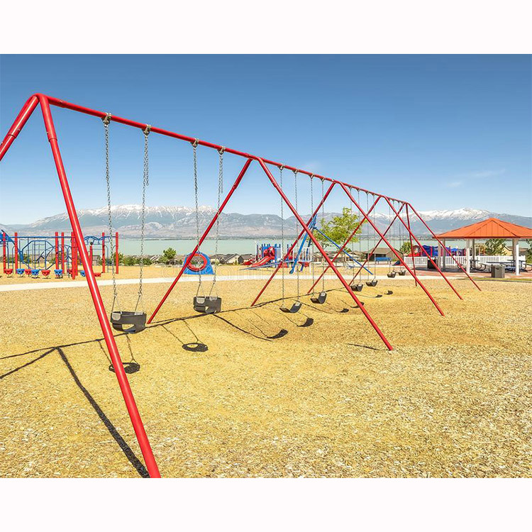 Swing Machine Adult Amusement Park Steel Garden Swing for Adults and Kids