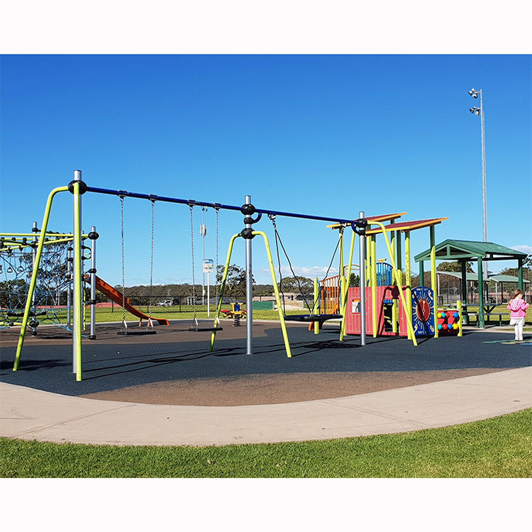 Swing Machine Adult Amusement Park Steel Garden Swing for Adults and Kids