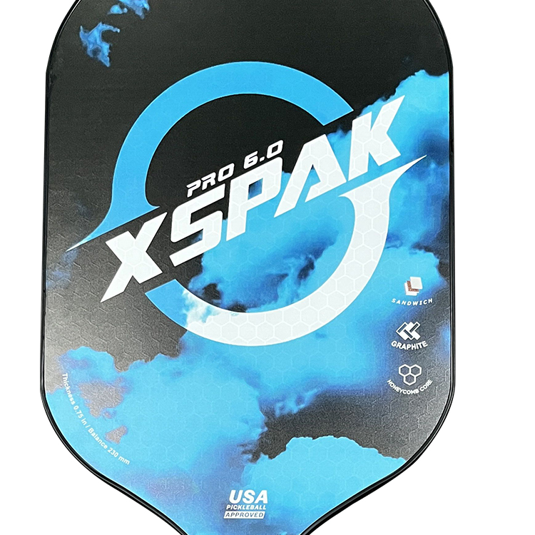 Large Display Racket Carbon Fiber Graphite Pickleball Paddle Usapa Approved Pickleball Racket