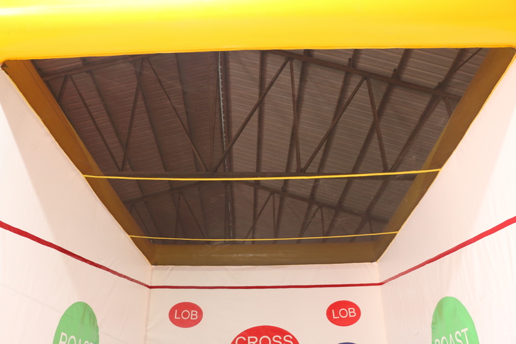 Popular sport game interactive game inflatable squash court arena,inflatable squash court sport game