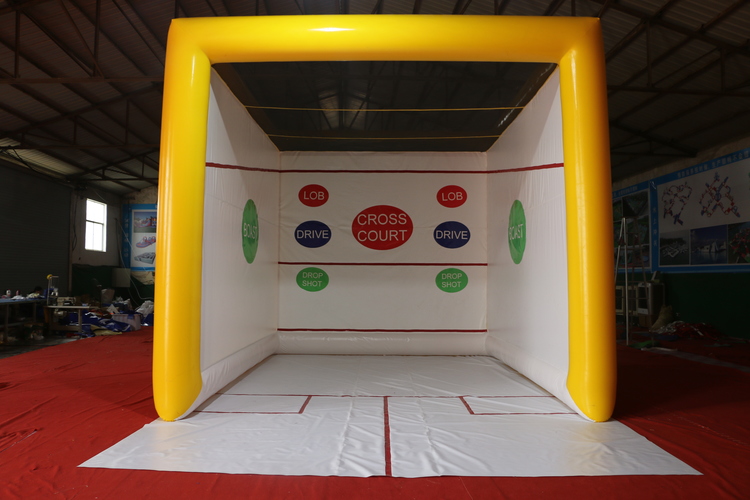 Popular sport game interactive game inflatable squash court arena,inflatable squash court sport game