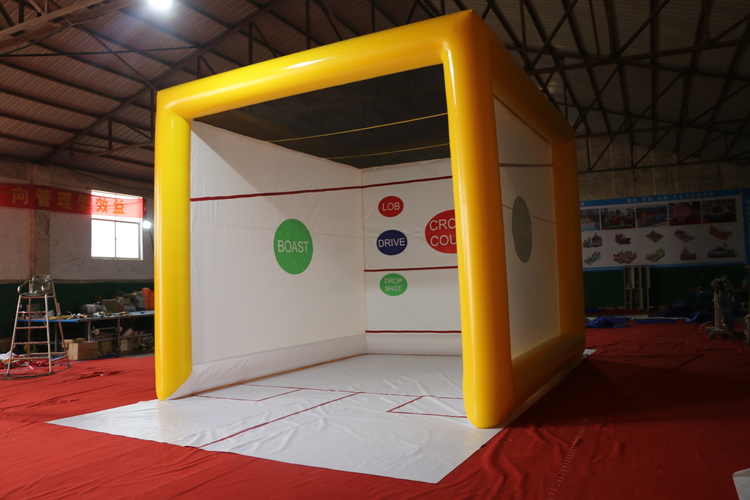 Popular sport game interactive game inflatable squash court arena,inflatable squash court sport game