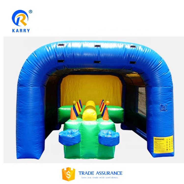 Interactive inflatable shooting game floating ball challenge outdoor interactive games