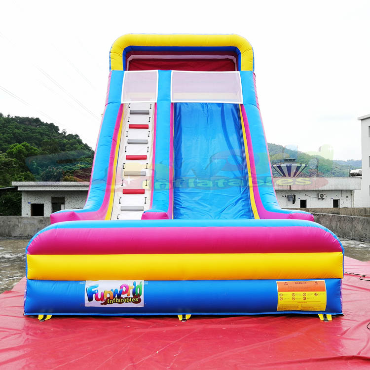 Customized outdoor playground amusement park Giant inflatable ocean slide with Ocean Ball Pool for s