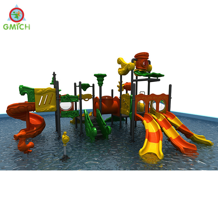 Aqua park for kids fun equipment plastic water slide