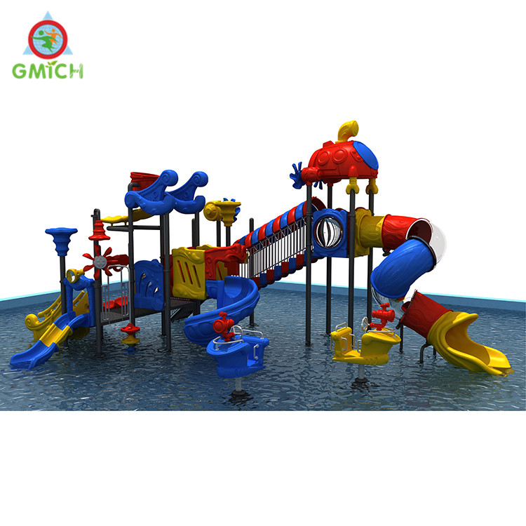 Aqua park for kids fun equipment plastic water slide