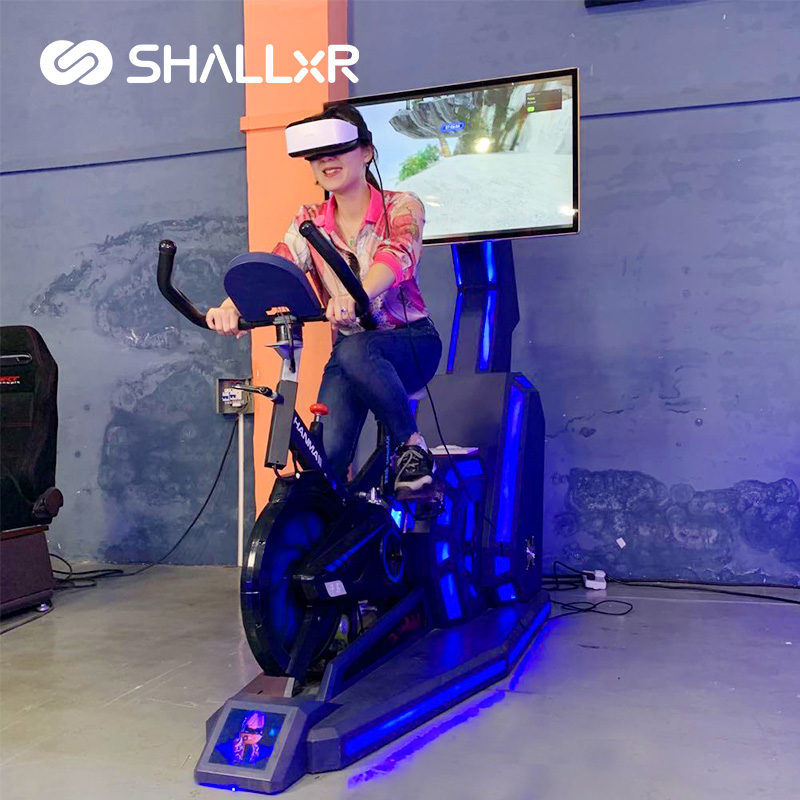 ShallxR Amusement Ride Games Spinning Fitness Sports Virtual Reality Bicycle Treadmill Motorbike Rac