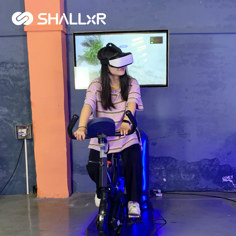 ShallxR Amusement Ride Games Spinning Fitness Sports Virtual Reality Bicycle Treadmill Motorbike Rac