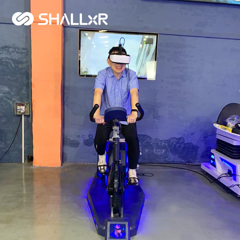 ShallxR Amusement Ride Games Spinning Fitness Sports Virtual Reality Bicycle Treadmill Motorbike Rac