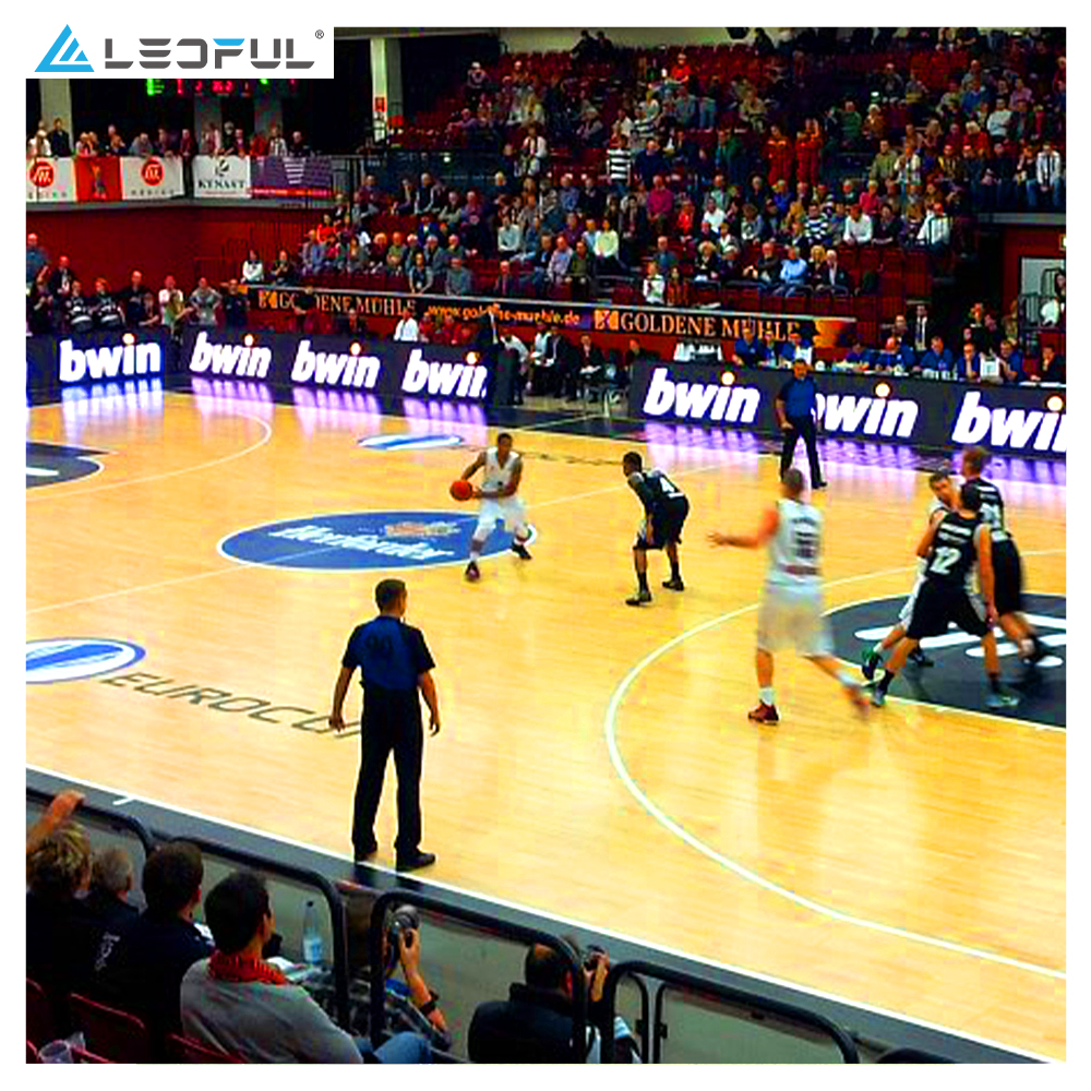Basketball Court Circle Banner LED Screen Sports LED Display Advertising Wall For NBA