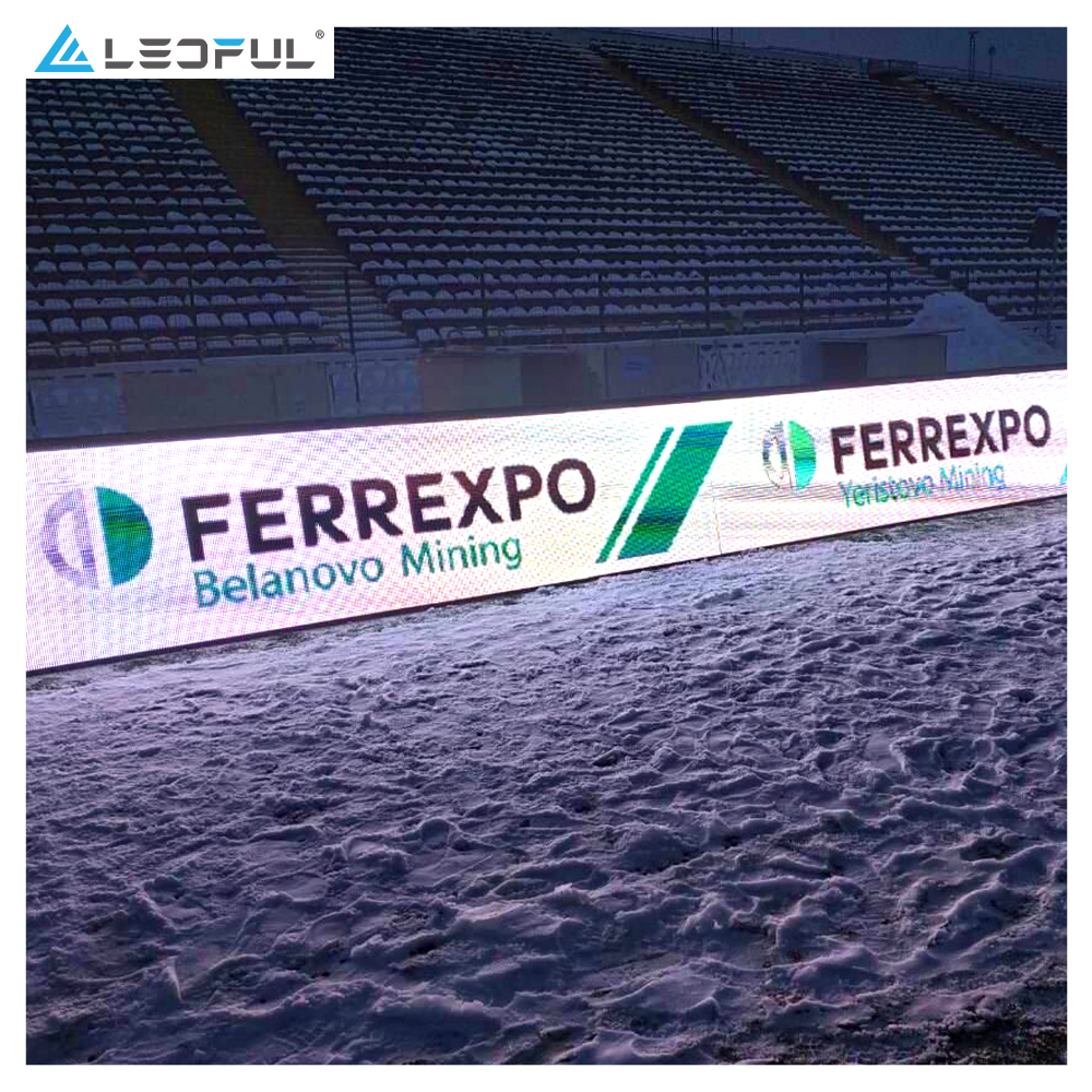 Basketball Court Circle Banner LED Screen Sports LED Display Advertising Wall For NBA