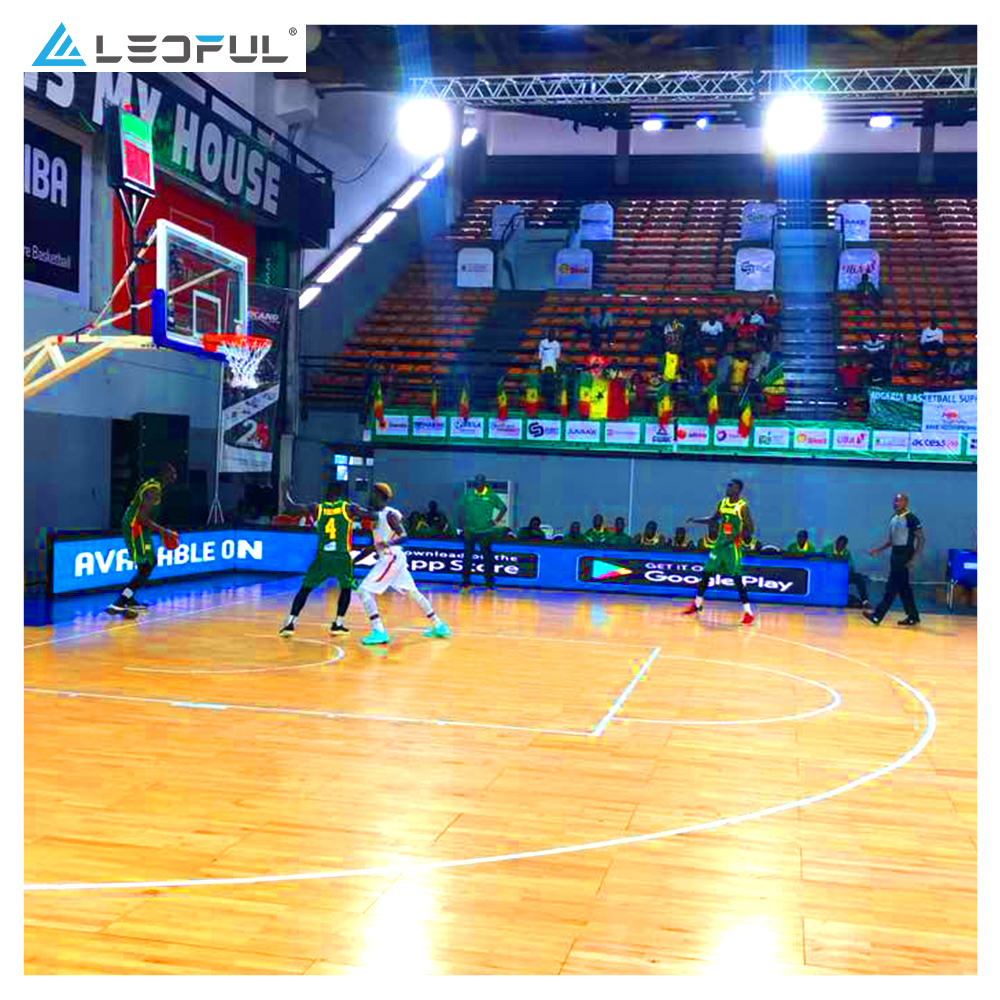 Basketball Court Circle Banner LED Screen Sports LED Display Advertising Wall For NBA