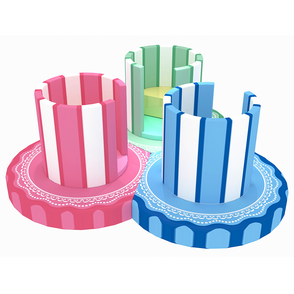 Custom Commercial Playground Set Children Riding Equipment Game Electric Rotatable Indoor Playground