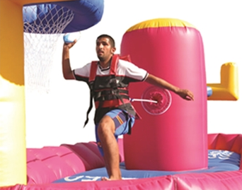 HI CE Inflatable Bungee Court/inflatable sports games for rental