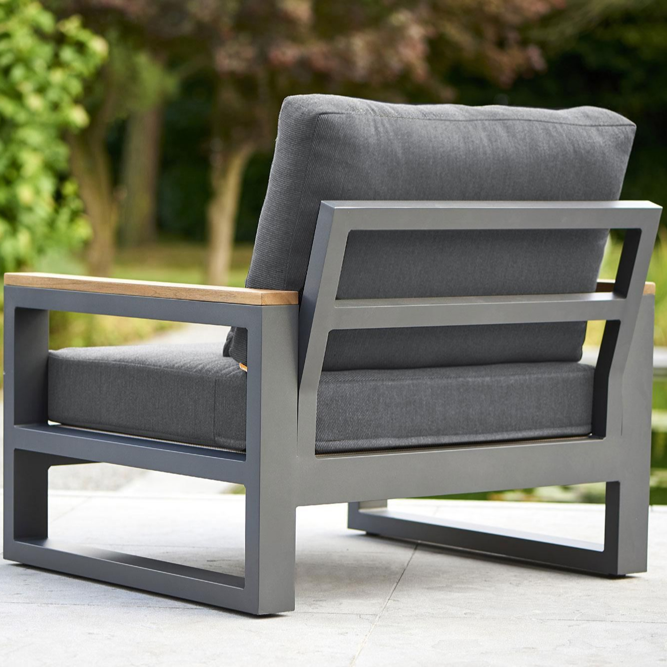 High Quality Aluminum Garden Furniture Chair Sofa Best Aluminum Furniture Wholesale Best Price Metal