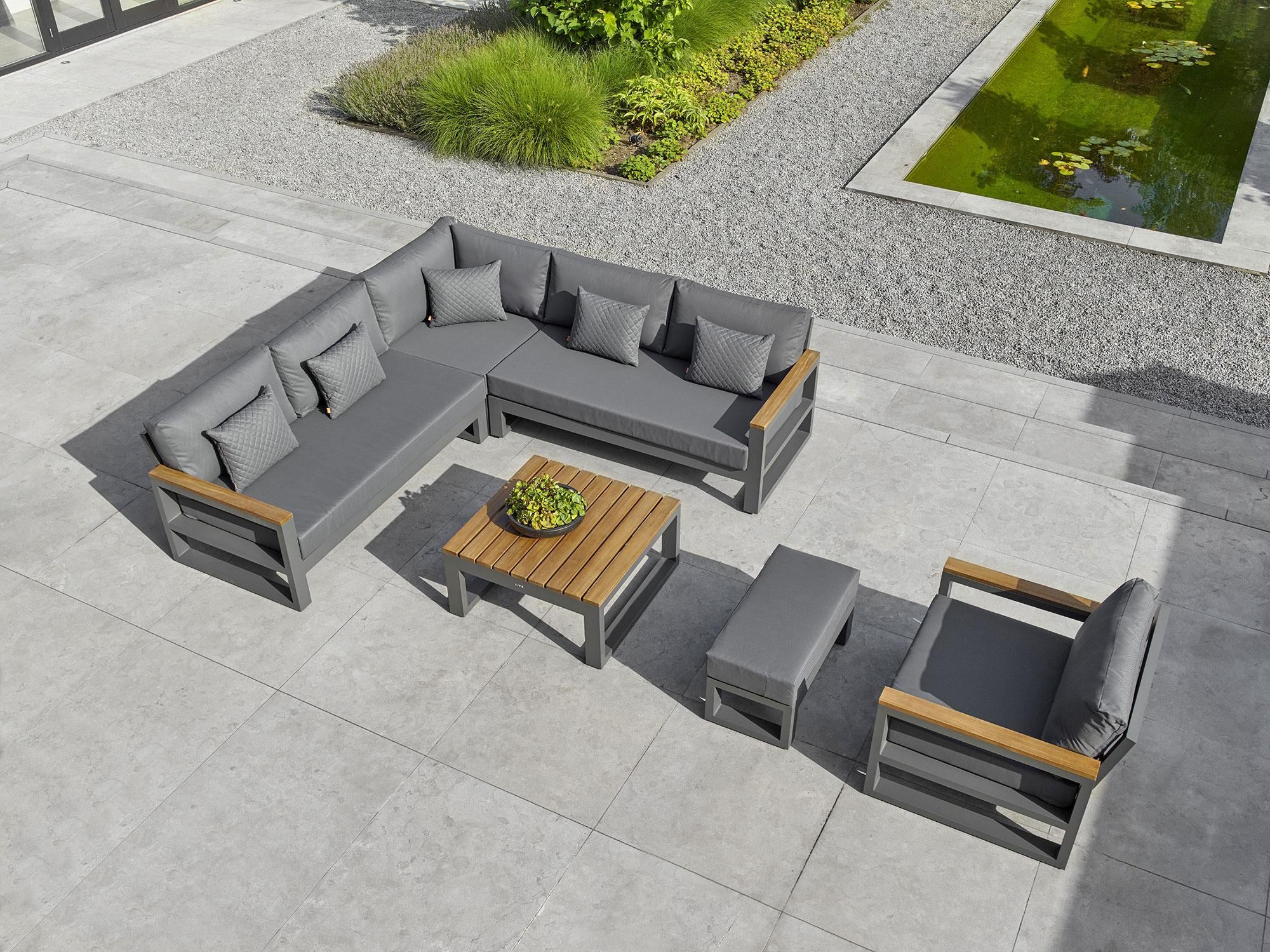 High Quality Aluminum Garden Furniture Chair Sofa Best Aluminum Furniture Wholesale Best Price Metal