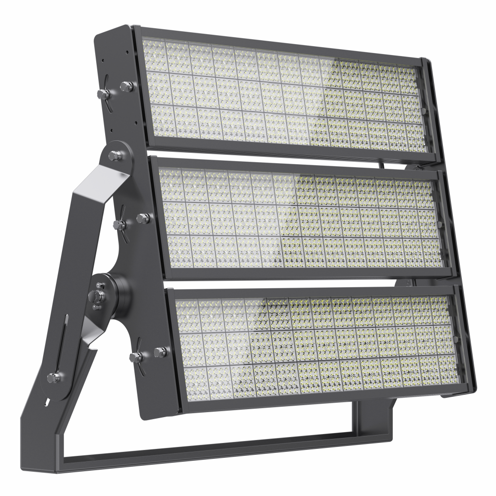 1500W LED Stadium Lights With  PMMA lens and Tempered glass For Sport Court Lighting