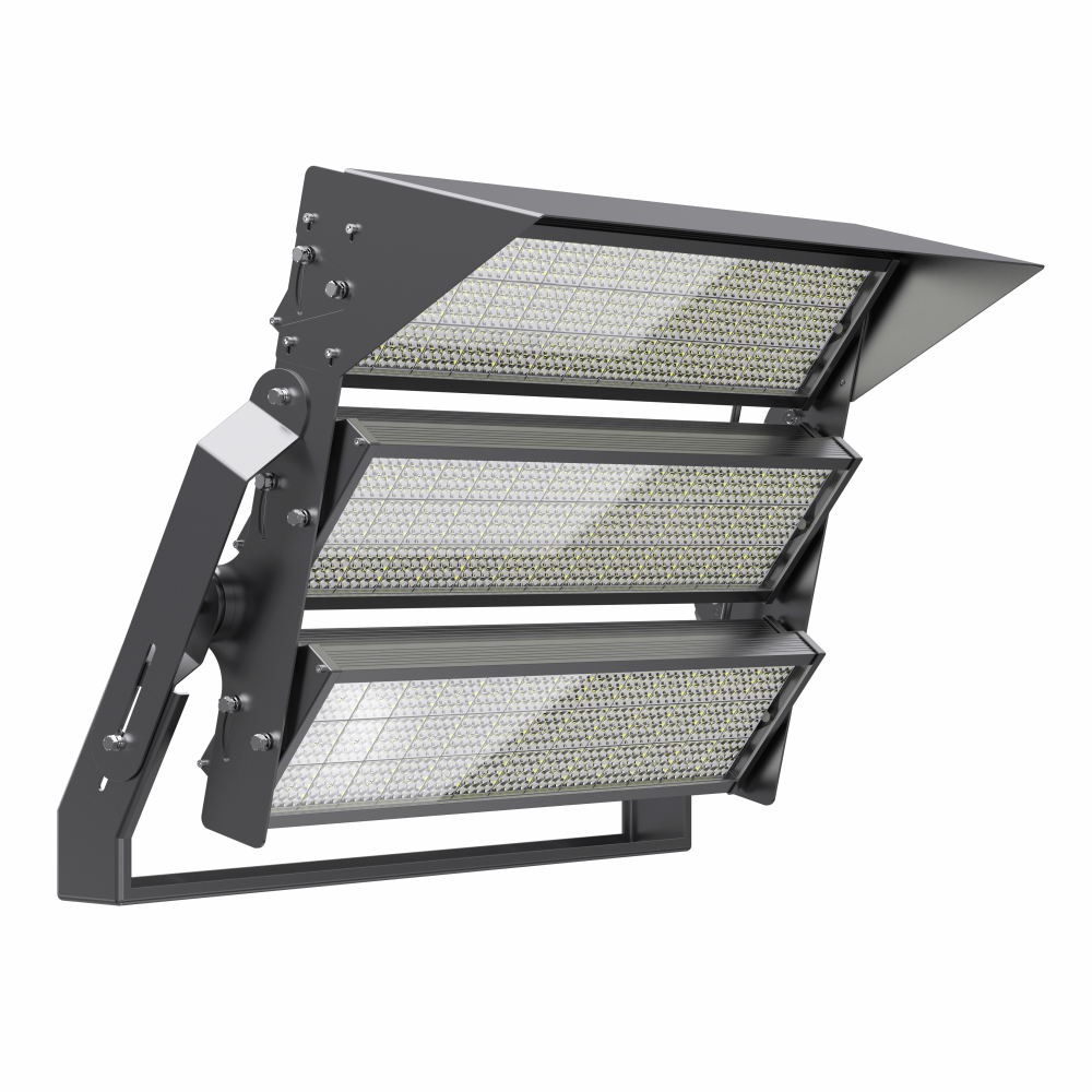 1500W LED Stadium Lights With  PMMA lens and Tempered glass For Sport Court Lighting