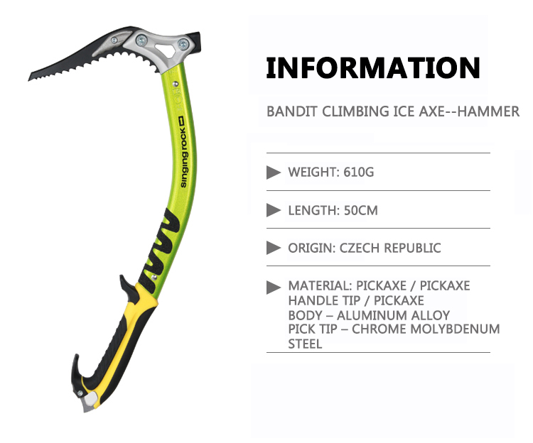 JETSHARK High Quality winter sports Portable Outdoor Sports Aviation Aluminum Climbing Ice Axe