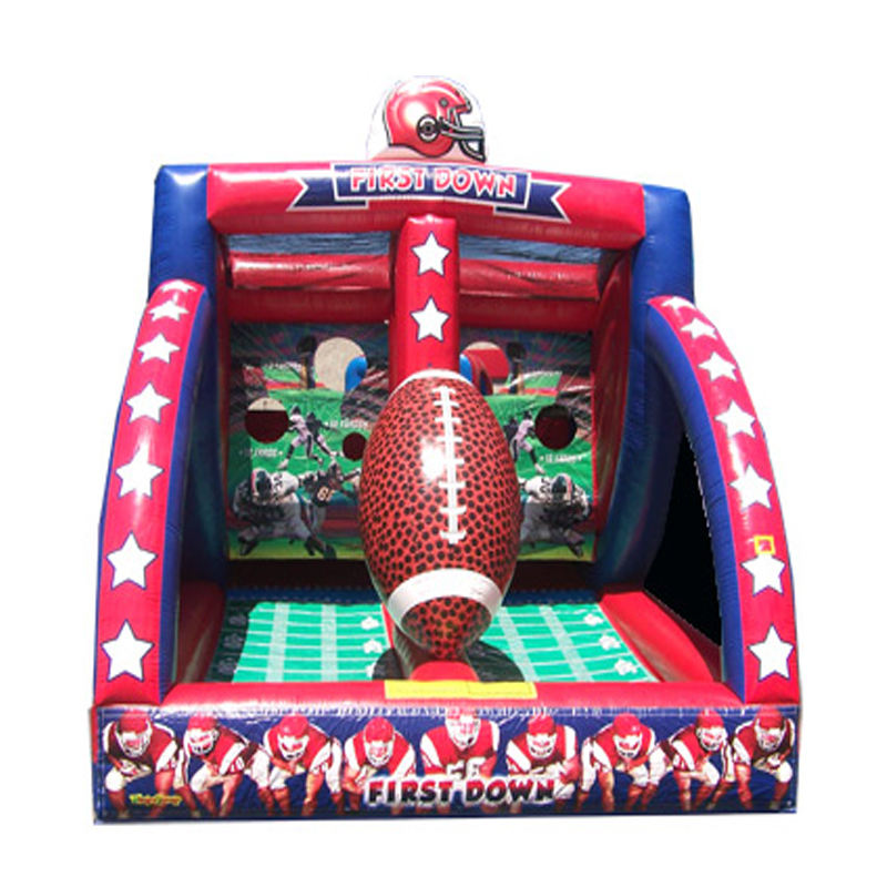 Hot Sale PVC Interactive sport games Inflatable Football Toss Throw Sport Game for Kids and Adults