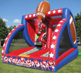 Hot Sale PVC Interactive sport games Inflatable Football Toss Throw Sport Game for Kids and Adults