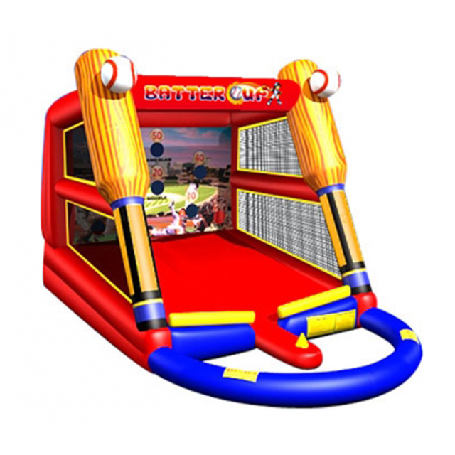 Outdoor inflatable sports carnival team building batter up inflatable games for adults