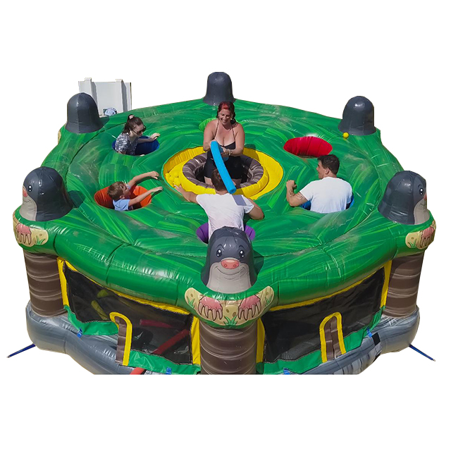 Outdoor inflatable sports carnival team building batter up inflatable games for adults
