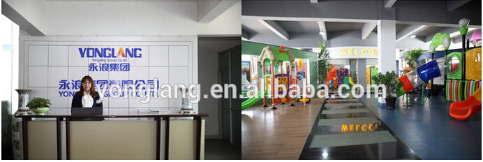 YL-E006 Mini Kindergarten Series Big Plastic Playground Slide , Commercial Outdoor Playground Amusem