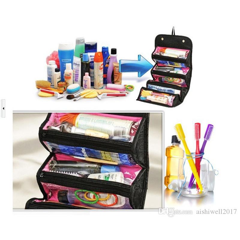 Beauty hanging Toiletry Travel kit Makeup Suitcase Make Up Organizer Box