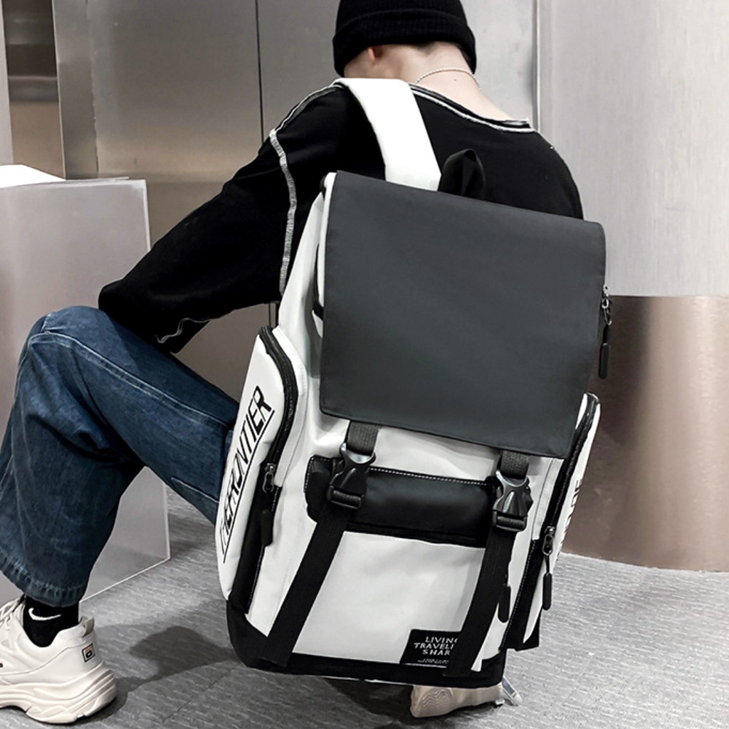 B144 Travel Bag Galas Laptop Backpack Outdoor Hiking Backpack Korean High Capacity Laptop Bag Berjal