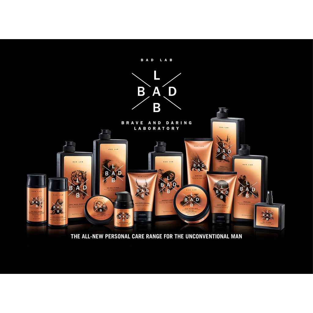 Bad Lab Razor Sharp Roll-On Deodorant Sensitive Skin 50ml Halal Prevent Odour Armpit Sweat Smell Ant