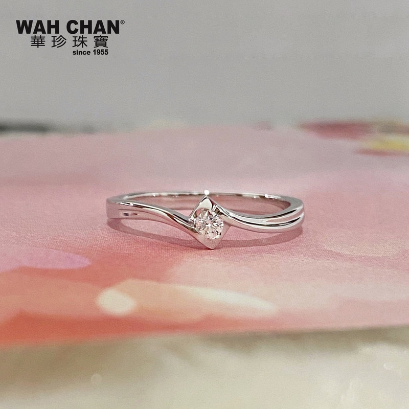 WAH CHAN White Gold Diamond Ring