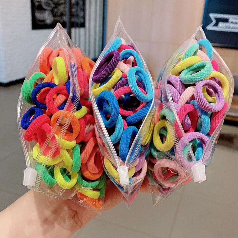 Fashion Towel Ring Set Korean Elastic Hair Band Hair Tie Set Rubber Band Women Girls Hair Accessorie