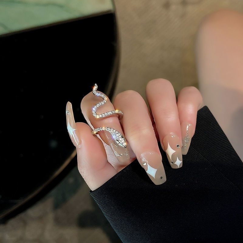 Diamond Snake Ring for Women Personalized Silver Ring Accessories Jewelry