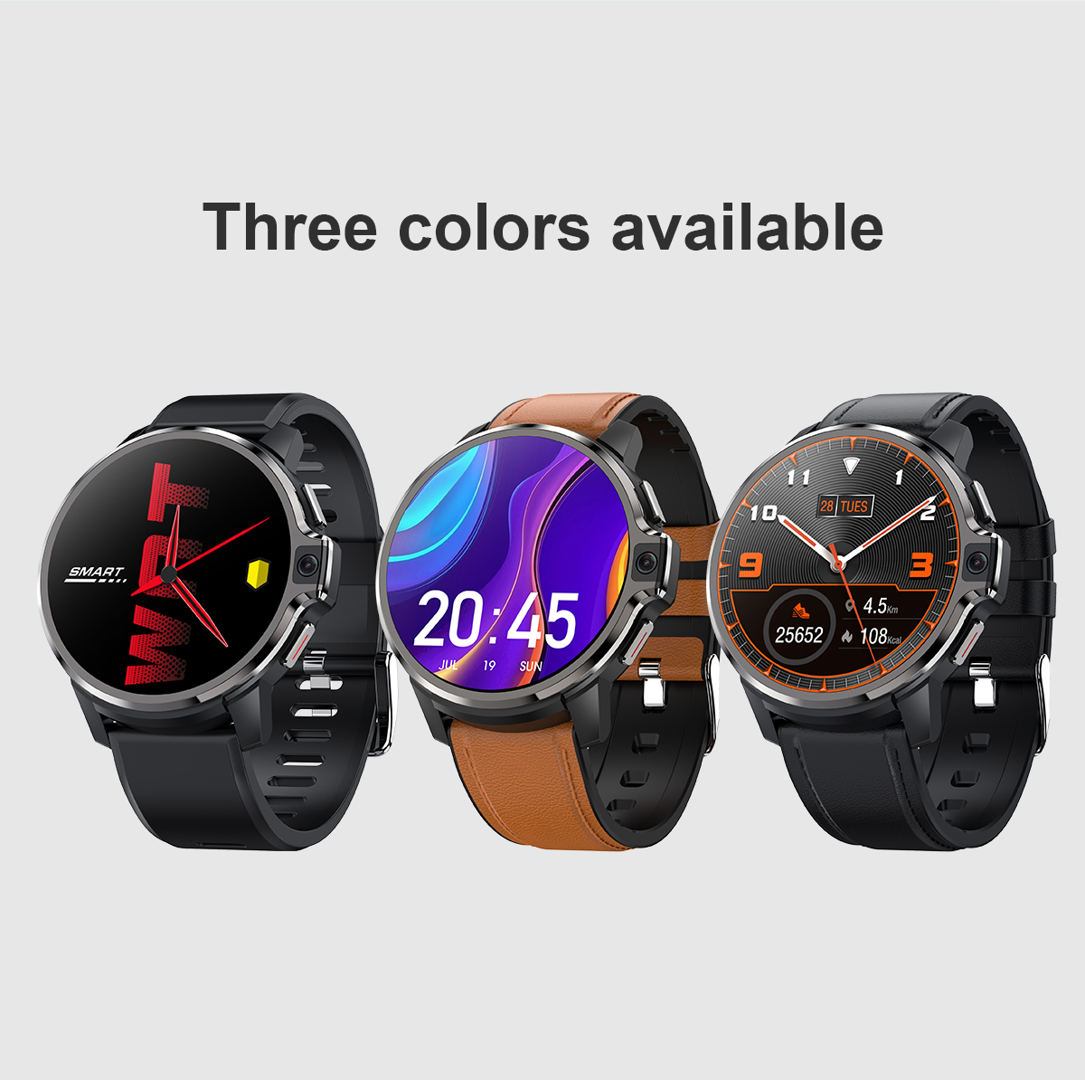 DM30 Smartwatch For Men  Android 9.1 RAM 4GB ROM 64/128GB Smart Watch