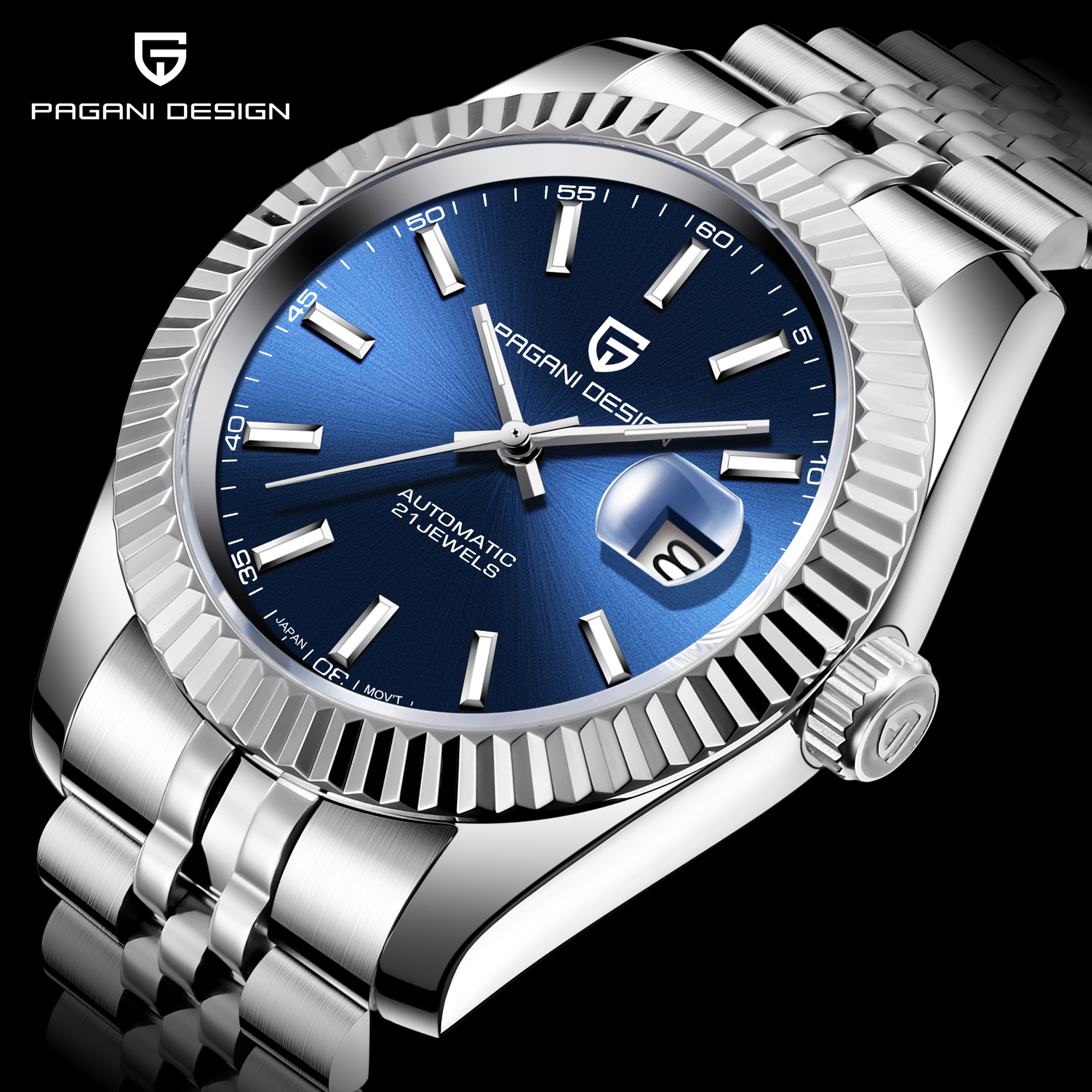 Pagani design 1645 new design personalized male timepiece best Stainless steel band water resistant 