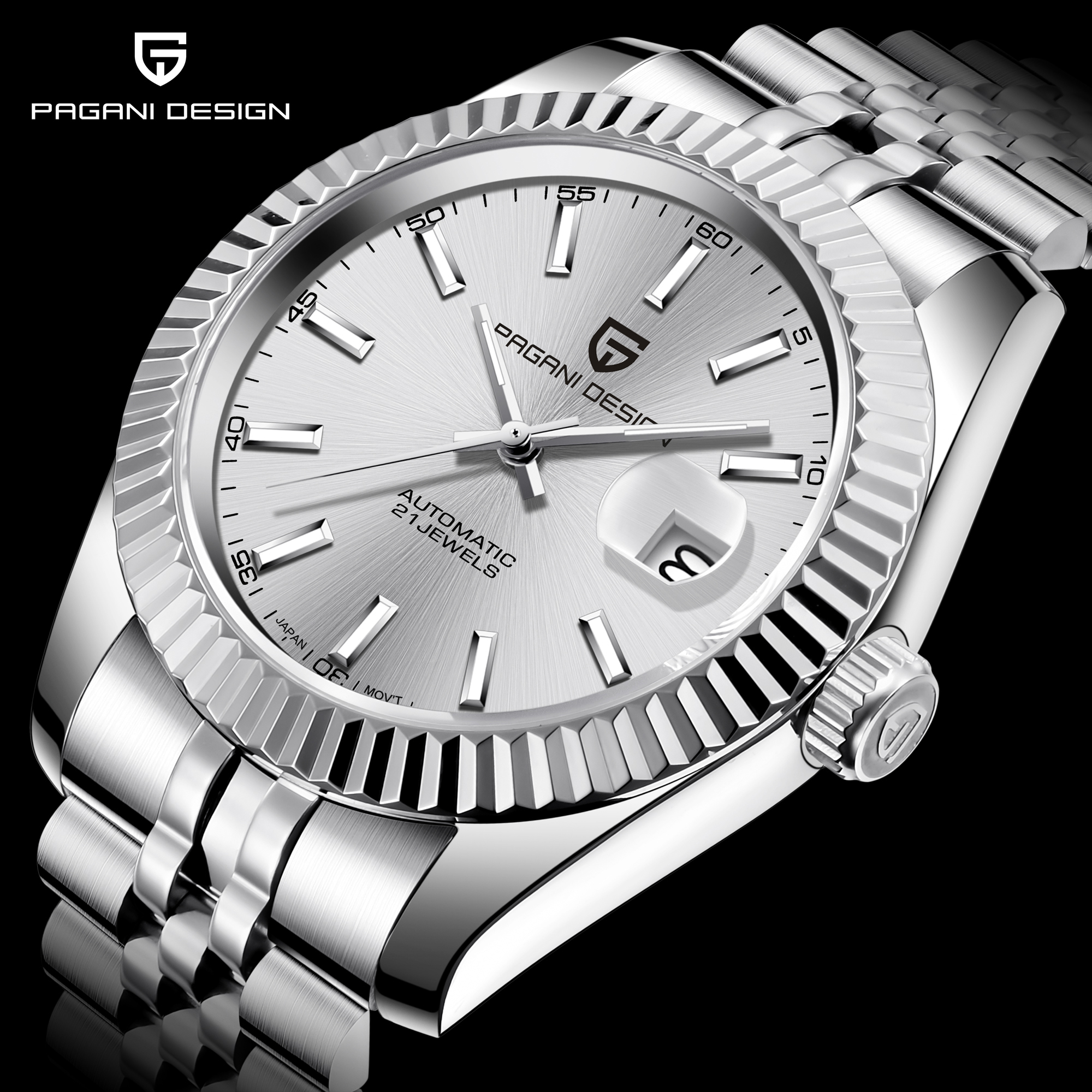 Pagani design 1645 new design personalized male timepiece best Stainless steel band water resistant 