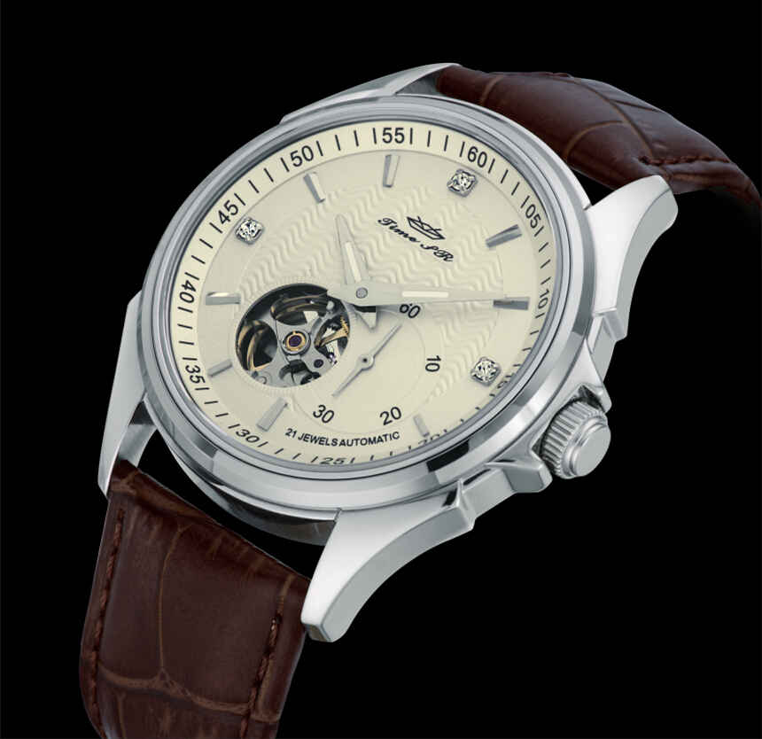 Leather strap MIYOTA movement custom mechanical luxury watch