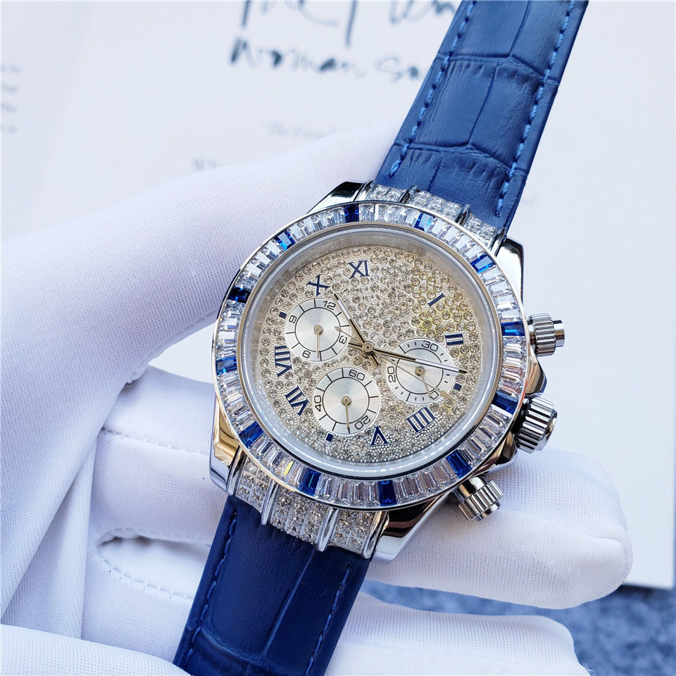 Brand Watch Men's Fashion Mechanical Watch Waterproof Leather Strap Large Dial Casual Watch Women