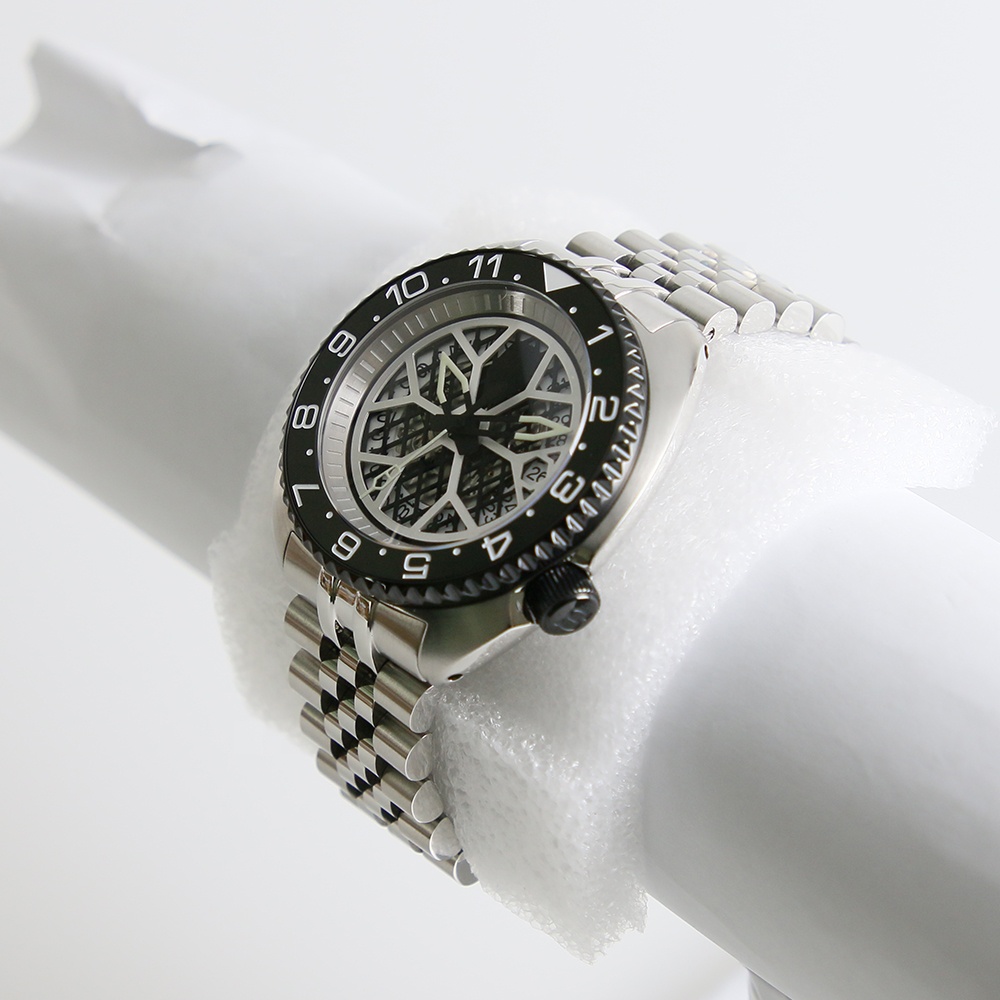 Top Quality 20ATM  NH35A  Automatic Movement  Skeleton Dial Sapphire Glass Turtle Men's Watch