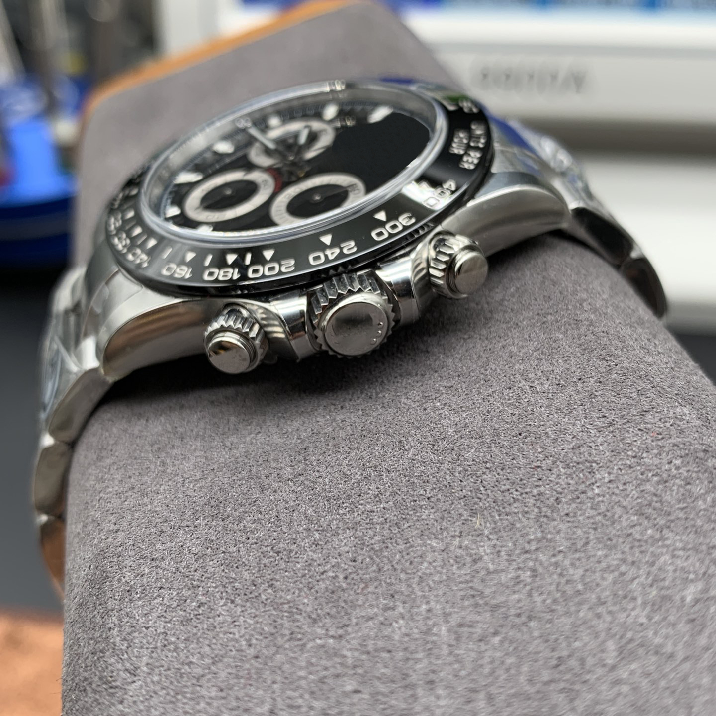 Clean factory ceramic bezel 904 stainless steel sapphire depth 4130 movement luxury men's automatic 