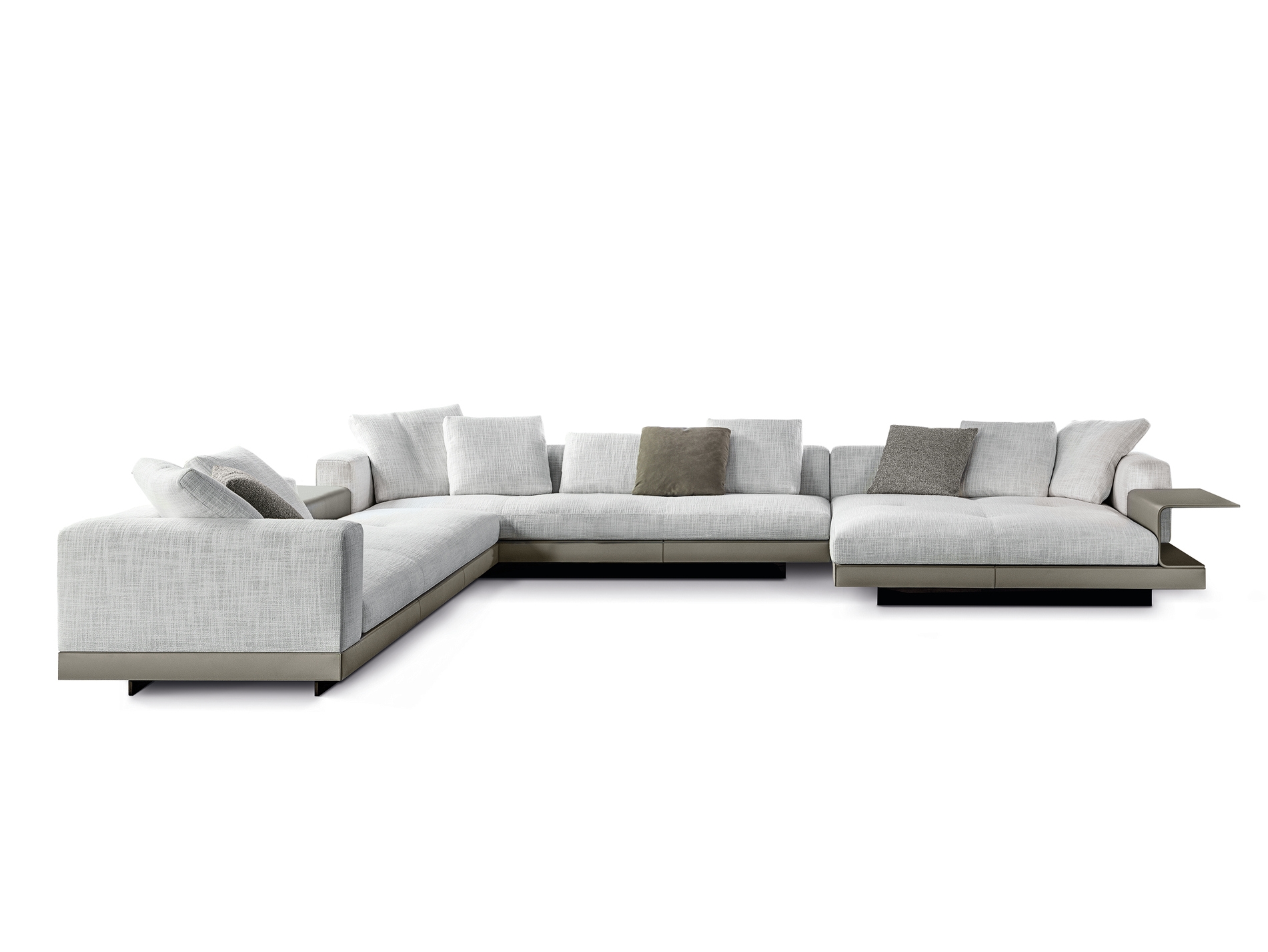 Luxury elegant design stainless steel living room 