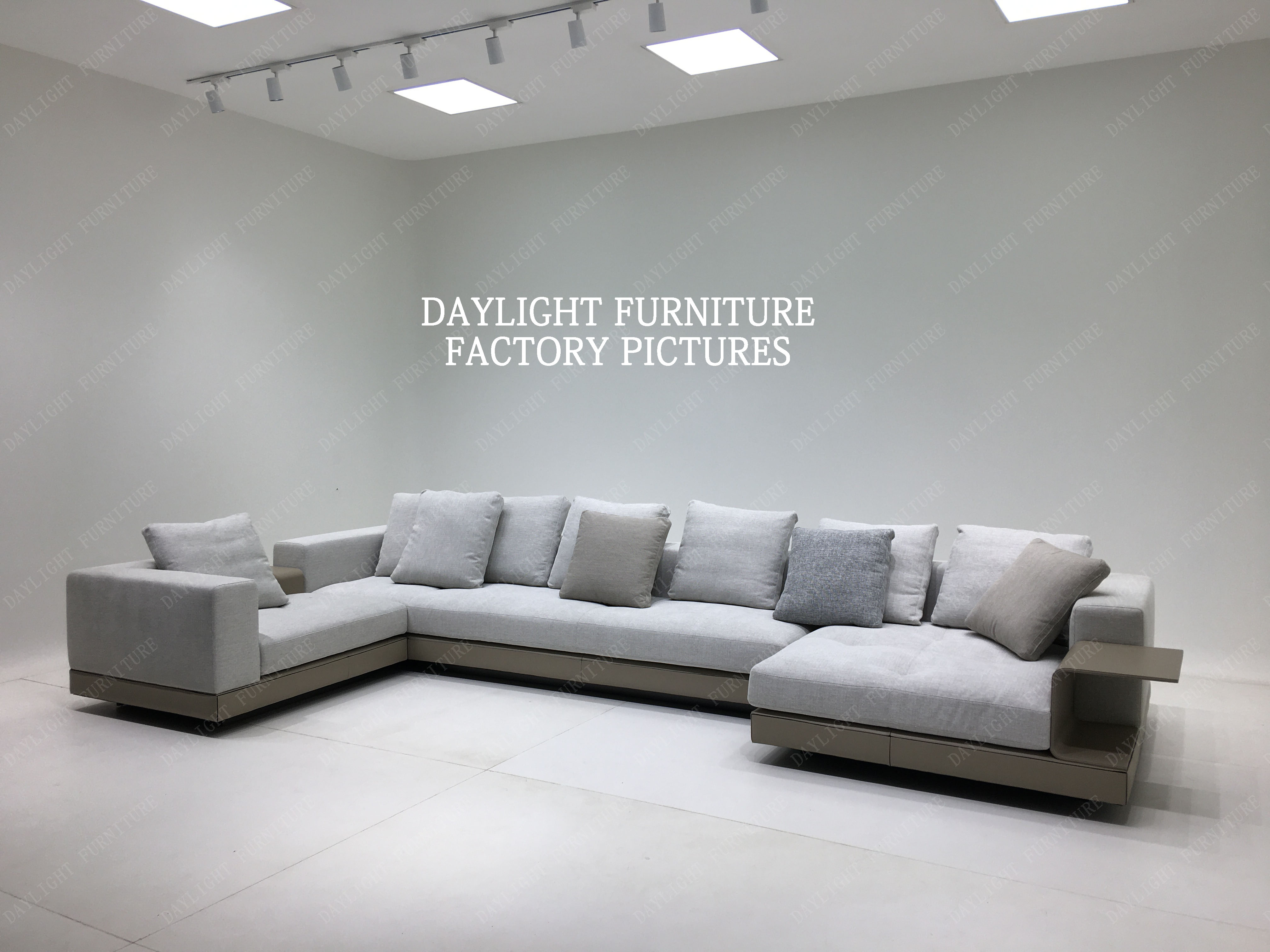 Luxury elegant design stainless steel living room 