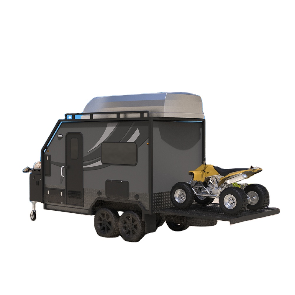 Allroad Caravan 13FT Australian Standard CE Certified Hard Top Travel Trailer Offroad Hybrid Caravan