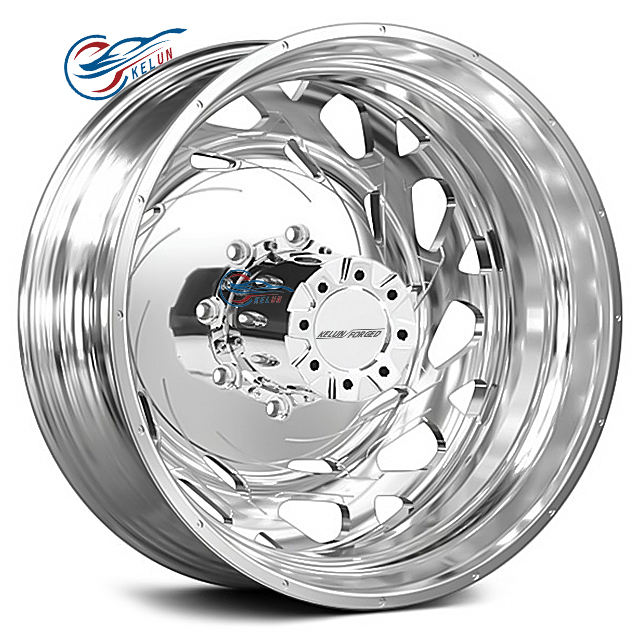 2022 new arrival  forged Dually wheel polished optional customization 22"24"26"28"30" for offroad an