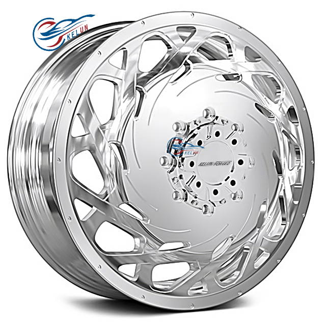 2022 new arrival  forged Dually wheel polished optional customization 22"24"26"28"30" for offroad an