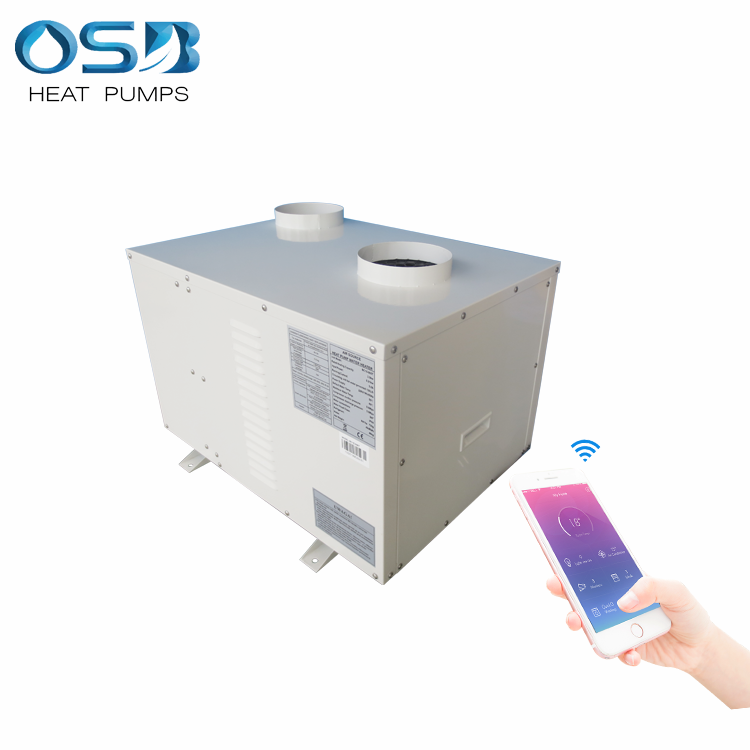 Bathroom Shower Air Energy Mini Domestic Hot Water Heater Heat Pump 3kw High Quality Home Electric O